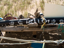 Beach art on two coasts Beach art on two coasts