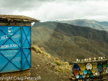 Tizi-n-tichka pass in High Atlas Mountains, Morocco