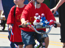 Parade in Evanston, Il